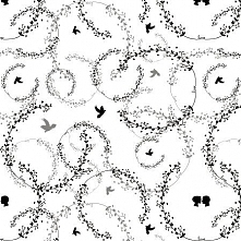 Bawełniana tkanina Love & Dove (kliknij, żeby kupić)