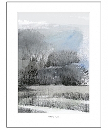 pejzaż BLUE, print 30x40 cm