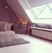 przytulny pokoik na poddaszu