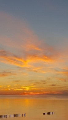 Sierpniowy zachód słońca w Mielnie!