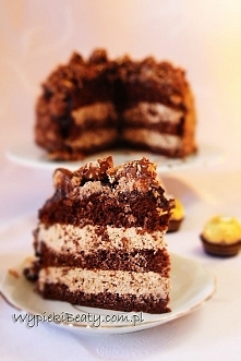 Tort mocno czekoladowy - Wy...