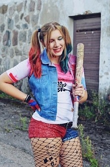 mój cosplay Harley Quinn. Jak oceniacie? c: #harleyquinn #suicidesquad #harleyquinncosplay #legion samobójców