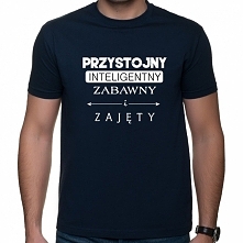 przystojny, inteligentny, zabawny