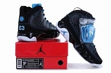 Air Jordan 9 Black Photo Blue White