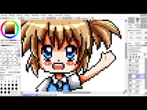 Pixel tutorial Paint Tool Sai