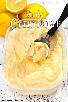 lody cytrynowe