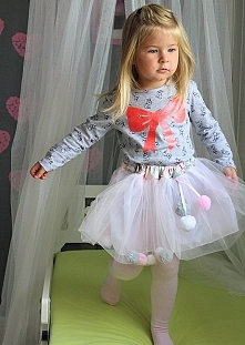 Tutu - spódniczka z pomponami w środku, 51-55 cm