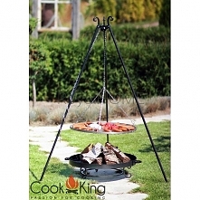 COOKKING GRILL STAL CZARNA 70CM + PALENISKO MALTA 80CM