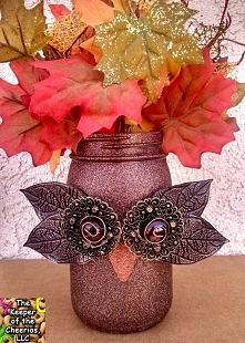 DIY FALL OWL MASON JAR