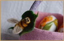 inspiracje do filcowania pisanek