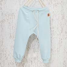 Spodnie basic - błękitne