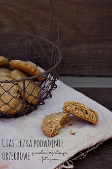 Ciasteczka podwójnie orzechowe