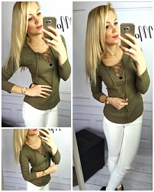 Wiązana bluzka AVEA 
Kliknij w zdjęcie by przejść do sklepu :-)