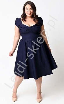 sukienka w stylu pin-up PLUS SIZE