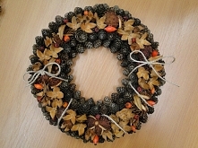 jesienne zbiory na wiankach wianeczkach