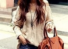 Karmelowy sweter <3