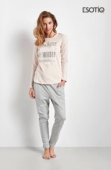 Esotiq Cupid 34517-02X różowo-szara piżama damska
Esotiq
140,90 PLN