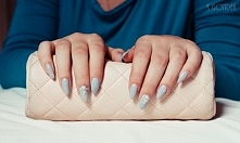 szare pazurki ze zdobieniem <3