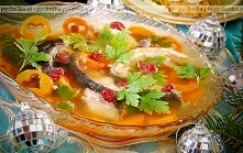 Karp w galarecie z jajkiem