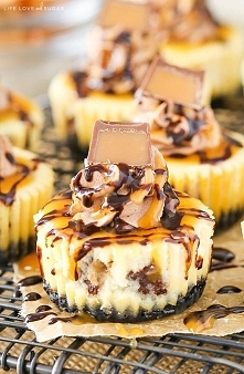 Mini Rolo Cheesecakes