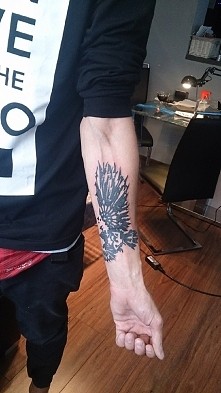 Tattoo ptak 