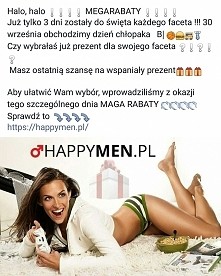 wszystko dla niego:) happymen.pl