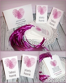 Zaproszenia, winietki i zawieszki na alkohol z kolekcji LOVE PRINT SINGLE :) biel-jagoda :)

Masz pytania? Pisz!
kraina_czarow@interia.pl