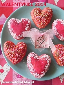 Drożdżowe serca z mlecznym ...