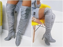 Rewelacyjne szare zamszowe kozaki, to hit tej jesieni,
Kozaki wykonane z najwyższej jakości ekosóry/zamszu,
rewelacyjnie prezentują się na nodze,
idealnie wyprofilowane na stabi...