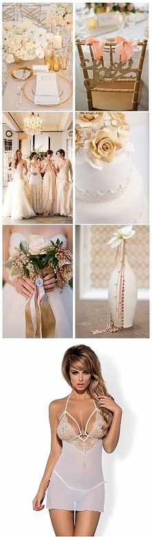 Ślubne inspiracje + Bielizna na noc poślubną Obsessive