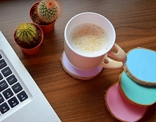 Ekologiczne podkładki pod kubek by Yvonne