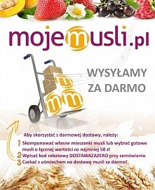 Darmowa dostawa Twojego ulubionego musli :)