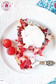 Clafoutis z malinami - Wypieki Beaty