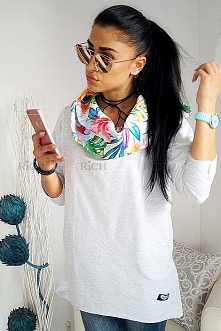 BLUZA FLOWER TURCHESE *.*