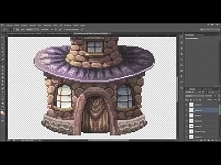 Oriental House Pixel Art - ...