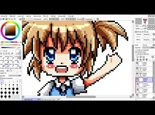 Pixel tutorial Paint Tool Sai
