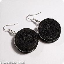 kolczyki oreo