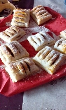 ciastka francuskie z jabłka...