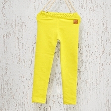 Legginsy Basic - limonkowe