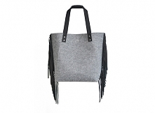 Torba filcowa z frędzlami