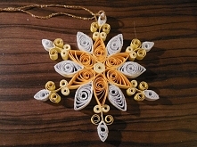 Śnieżynka quilling