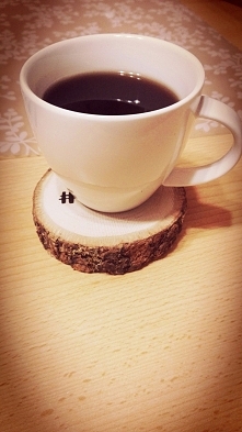 Podkładki pod kubek. Lite drewno - lipa