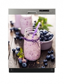 Naklejka na zmywarkę - Smoothie jagodowy 6221