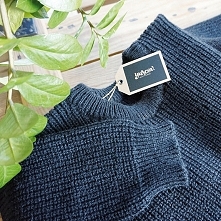 SWETER męski wełniany S