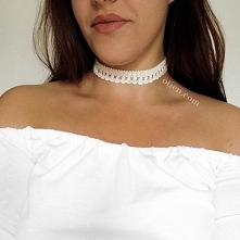 koronkowy choker <3