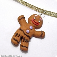 Naszyjnik pierniczkowy ludzik 5