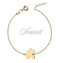 Srebrna bransoletka marki Sentiell z przepiękną celebrytką w kształcie delikatnego puzzla od Filigree.pl
Kliknij w obrazek żeby zobaczyć więcej! :)