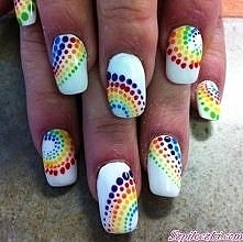 Mega fajnie wyglądają te paznokcie... :)