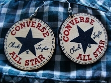 Kolczyki ręcznie malowane