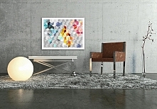 OBRAZ NA PŁÓTNIE - 80x60cm - ABSTRAKCJA